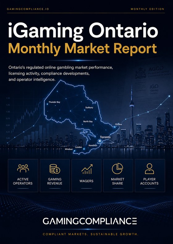 Cover of iGaming Ontario Monthly Report — April 2026