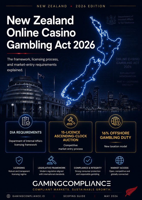 Cover of New Zealand DIA — Online Casino Licence Requirements 2026