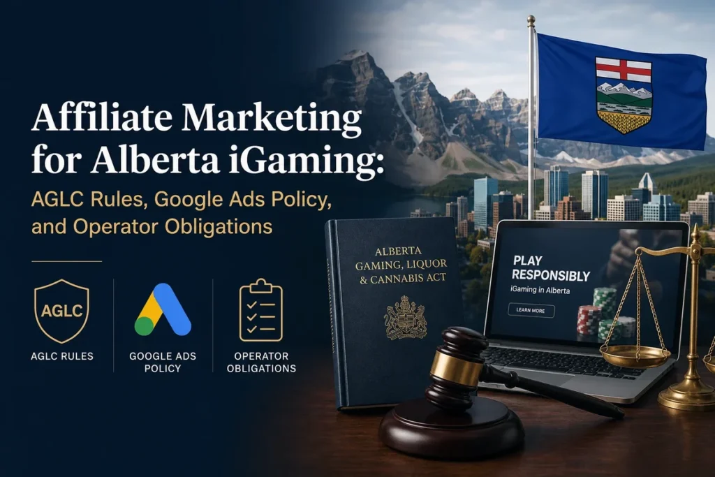 Affiliate Marketing for Alberta iGaming: AGLC Rules, Google Ads Policy, and Operator Obligations