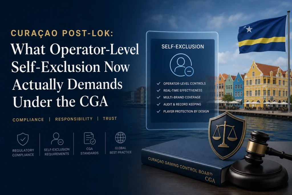 Curaçao Post-LOK: What Operator-Level Self-Exclusion Now Actually Demands Under the CGA