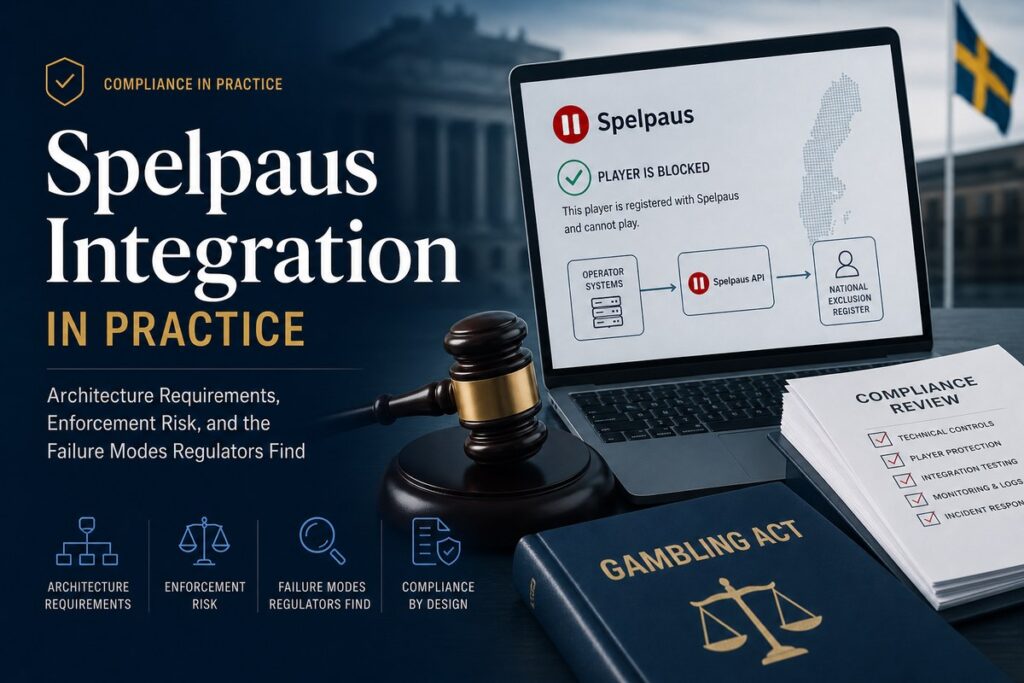 Spelpaus Integration in Practice: Architecture Requirements, Enforcement Risk, and the Failure Modes Regulators Find