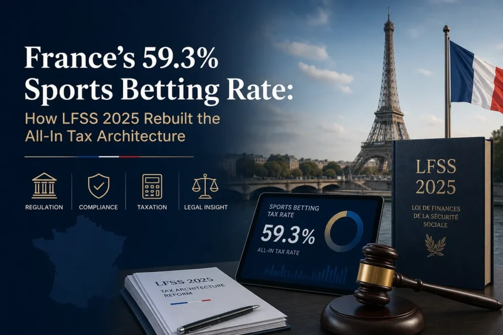 France’s 59.3% Sports Betting Rate: How LFSS 2025 Rebuilt the All-In Tax Architecture