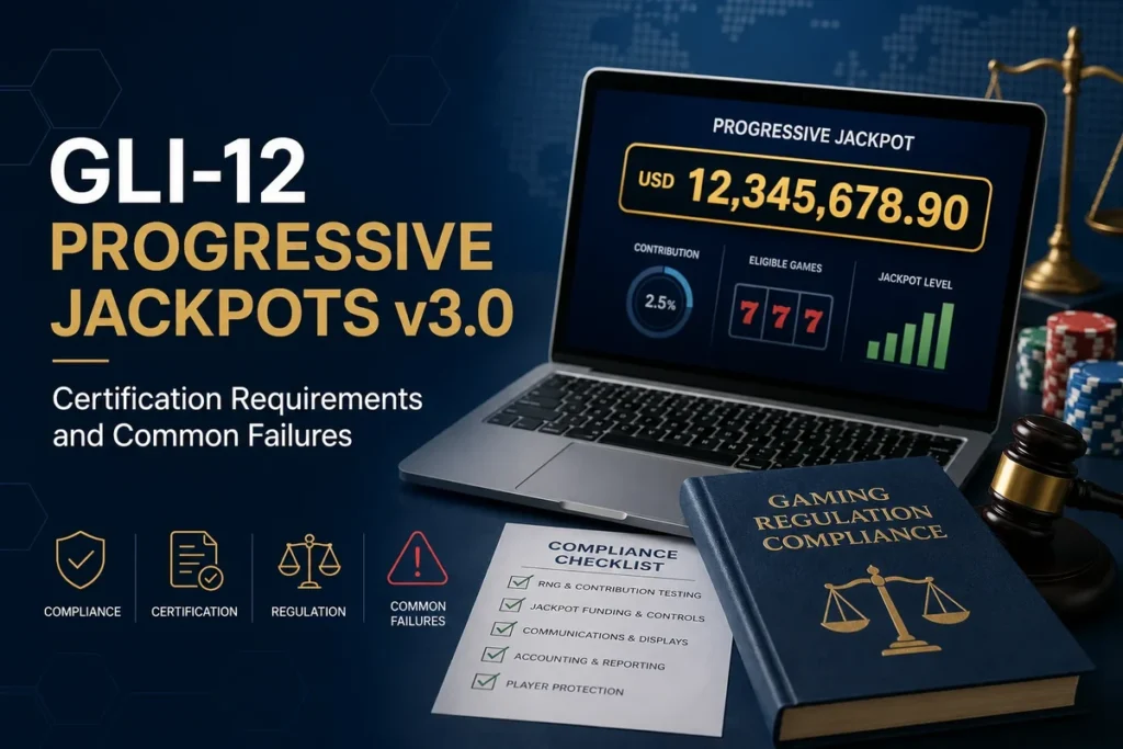 GLI-12 Progressive Jackpots v3.0: Certification Requirements and Common Failures