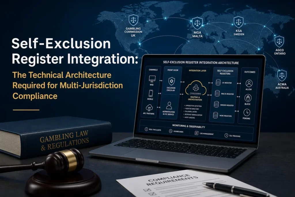 Self-Exclusion Register Integration: The Technical Architecture Required for Multi-Jurisdiction Compliance