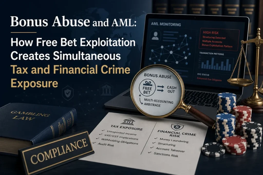 Bonus Abuse and AML: How Free Bet Exploitation Creates Simultaneous Tax and Financial Crime Exposure