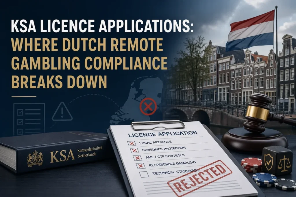 KSA Licence Applications: Where Dutch Remote Gambling Compliance Breaks Down